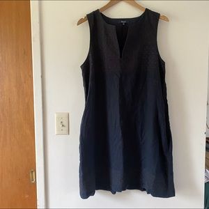 Madewell embroidered shift dress